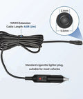 Legit Replacement 14.5V DC Charger Car Adapter with 6.5ft cable and standard cigarette lighter plug for Dewalt jump starters.