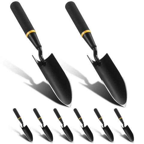 heavy duty garden trowel 8 Piece Garden Hand Trowels Set With Carbon Steel ✓