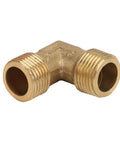 Right Angle Brass Elbow Fitting 90 Degree G3/8 Thread for Air Compressor Quick Connect Adapter for Tight Spots