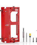 Door Hinge Jig For Doors And Frames Pro Grade Upgraded Adjustable Mortise Width Aluminum Alloy Template Kit