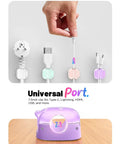 8 Pack Cable Clips Cord Organizer With One Hand Lock And Extra Strong Adhesive, spring loaded clips holding various cables