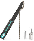 Pro Grade Cassette Removal Tool Kit With Chain Whip And Lockring Tool 5mm And 12mm Guide Pins Fits Shimano HG Freewheel Cassettes Easy Gear Maintenance For Quick Clean And Replacement