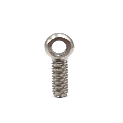 Heavy Duty 304 Stainless Steel M8 X 30Mm Shoulder Swing Lift Eye Bolts Badass Construction Fasteners for Pipeline Valve and Steel Pipe Rigging Hardware.