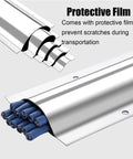 Stainless Steel Cable Cover For Ceiling Wall And Floor Paintable Cable Management Channel With Perforated Installation 79 Inch Long