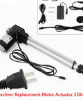 IP44 Rated 24V DC Linear Actuator With 250mm Stroke, 100 Kg Max Push And Pull, Compact Permanent Magnet Motor Design