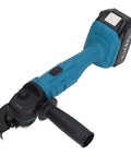 Badass 18V Brushless Cordless Angle Grinder With Rechargeable Lithium Battery for Cutting Polishing Metal and Wood, featuring ergonomic handle.