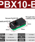 Mini Multi Stage Vacuum Generator With Energy Saving Design, High Flow And Killer Suction For Industrial Use, PBX PBM Series