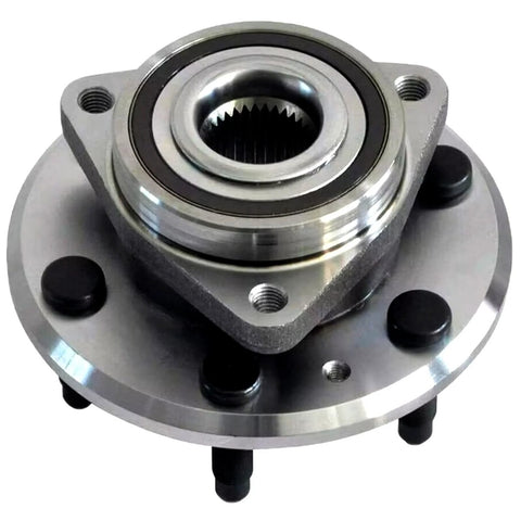 Front Or Rear Wheel Bearing And Hub Assembly With ABS 6 Lug Go To Heavy Duty Replacement For Buick Enclave Chevy Traverse GMC Acadia Saturn Outlook Fits 2008 2017 SUVs Quieter Ride And Smooth Performance