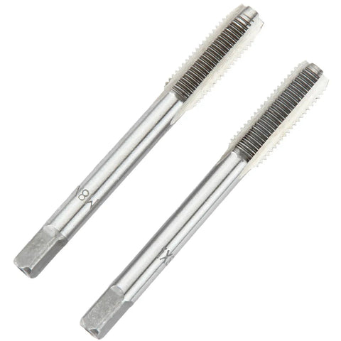 M8 X 1.0 Hand Tap And Die Set For Metric Threads Right Hand, DIY Ready For Repairs And Fabrication, metal tap with square shank