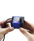 Person holding Two Pack Mini Fountain Pump 80GPH Submersible Water Pump For Aquarium Fish Tank Outdoor Water Feature Hydroponics Pond