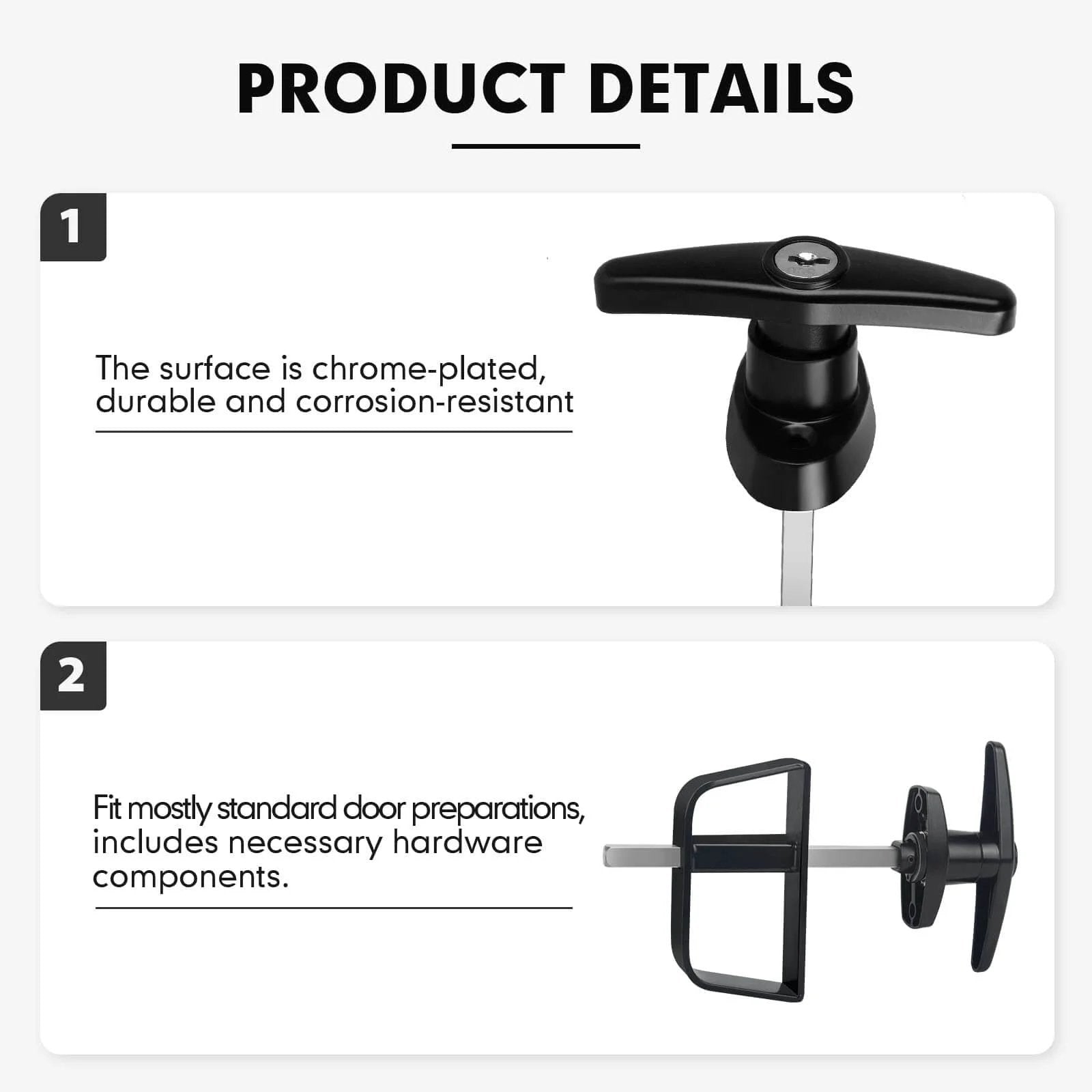 Shed Door Latch Kit for Security & Fit ✓