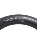 2-Pack 20 Inch Fat Bike Inner Tubes For 20x4.5 Or 20x5.0 Tires, 32mm Schrader Valve, Premium Butyl Rubber, side view