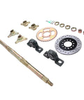 24 Inch Rear Axle Kit With 160mm Brake Disc For Go Karts And ATVs Beefy Heavy Duty Rear Axle Assembly For 50cc To 150cc Custom Builds