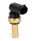 Direct Mount Coolant Temperature Sensor Fits Chevy Bolt Evo Cruze Colorado Trax Volt Engine Cooling Module visible with brass and black materials.