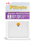 Smart 20x30x1 Air Filter With Bluetooth Life Tracking MERV 12 MPR 1500 Allergen Virus Bacteria Filtration For Cleaner Air