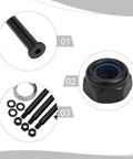 Mid Motor Drive Screw Set For M620 G510 Ebike Motors Replacement Crankset Fixing Bolts And Mounting Hardware For 500W to 750W