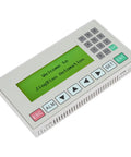 3.7 Inch Text Display HMI For PLC With RS485 RS232 Serial Port And Cable Included showing buttons and green screen display