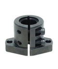 Long Slit Shaft Support Flange Set Compatible With Standard Bearing Housings Built Tough For Daily Shop Work Straight Forward Setup No Fancy Frills Just Reliable Everyday Mechanical Performance - Close-up of heavy-duty flange.