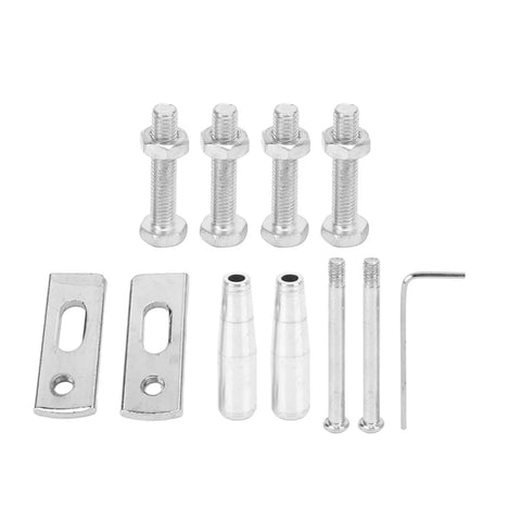 Heavy Duty Aluminum Cross Slide Table For Bench Drill Press Featuring Smooth Dovetail Guide Rails And Zero Lock Handwheel For Rock Solid Shop Milling Builds. Detailed image of assembly parts including bolts and connectors.