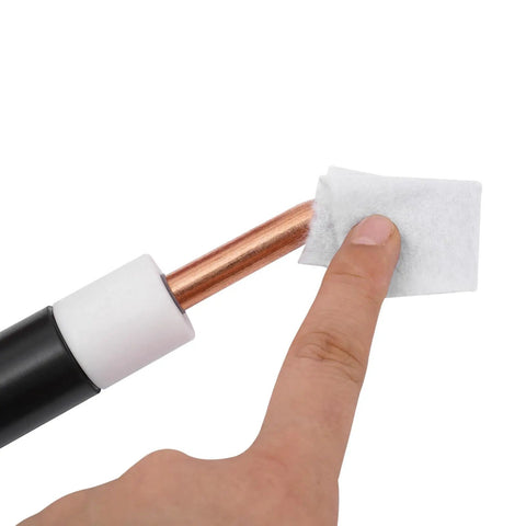 Copper cleaning tip of Powerful 1000W Weld Cleaning Machine with 110V US Plug for Quick Weld Bead Removal, close-up