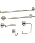Trinsic 24 Inch Stainless Steel Double Wall Mount Towel Bar Bath Hardware Accessory With Brilliance Finish Corrosion Resistant