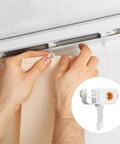 20 Pack Replacement Stems And Gears For Standard Vertical Blinds, Easy Snap On Installation shown during a vertical blind repair