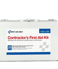 Contractor's First Aid Kit, 9302-25M, white metal box for 25 people; 178 pieces.