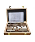 Rock Solid Ceramic Rectangular Gauge Block Set 87 Piece Dead On Accuracy Calibration Kit For Micrometer Caliper Inspection open case with gauge blocks