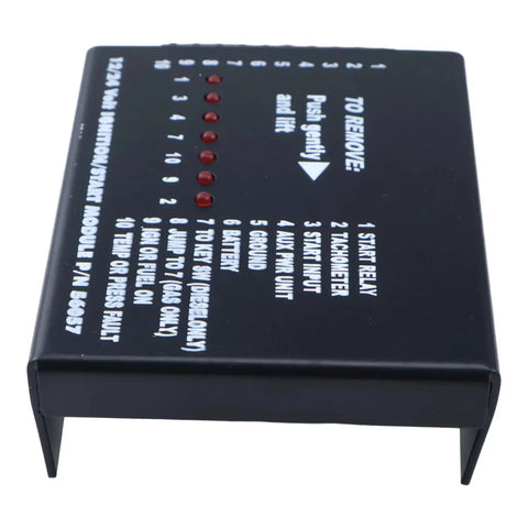 Kickstart Your Heavy Duty Boom Lift With This Rock Solid Ignition Start Module Swap Out For 56057GT And 35692GT black ignition module with LED indicators.