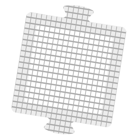 Disposable Shower Drain Hair Catcher Mesh Stickers 25 Pack Large 4.1 Inch Square Drain Covers for Bathroom Bathtub Sink and Kitchen Drains