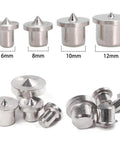 Wood Dowel Center Pin Alignment Tool Set Of 4 For Precise Woodworking 16 Pcs In 6Mm 8Mm 10Mm And 12Mm Sizes With Chrome Finish Steel Durable Rust Resistant For Accurate Dowel Alignment And Fast Assembly