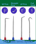 Universal Faucet Washer And O Ring Kit 1075Pcs with Pick Hook Tools for plumbing repairs.