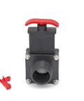 Must Have 1.5 Inch Gate Valve Full Shut Off For Above Ground Pools Threaded Male To Female Adapter front view