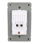 Modern Heavy 15 Amp Wall Receptacle Featuring Legit Dual Usb And Type C Power Nodes Built With Heat Shields Plus Durable Steel Frame For Dead Snappy Device Charging, front view with USB ports.