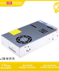 Heavy Duty 600W 24V 25A Single Output Switching Power Supply featuring a sleek design and effective cooling vents.