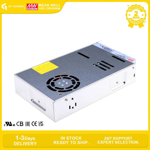 Heavy Duty 600W 24V 25A Single Output Switching Power Supply featuring a sleek design and effective cooling vents.
