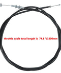 75 Inch Throttle Cable Replacement For 90cc To 250cc Go Karts Dirt Bikes Mini Bikes Gas Scooters And Buggy Rides Fits Kandi GKA