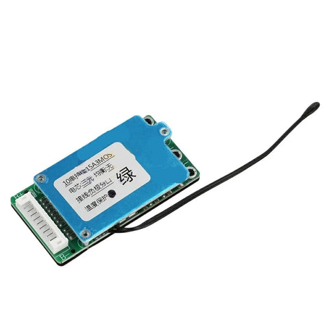Hella Durable 10S 36V 15A BMS Controller Board for Electric Scooters; view of circuit board with blue cover.