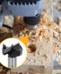 Woodworking drill bit set, 5 pcs, 15–35 mm, self-centering hinge hole opener.