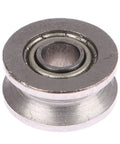 10 Pack V624ZZ V Groove Sealed Ball Bearings 4X13X6MM Rock Solid Track Rollers showcasing a smooth metal roller with inner bearing.