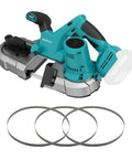 Cordless Bandsaw 20V Brushless Portable With 2.5 Inch Cutting Capacity, 6 Speeds For Metal And Wood, Cuts Pipes, Conduit, PVC, Aluminum And Steel Tool Only.