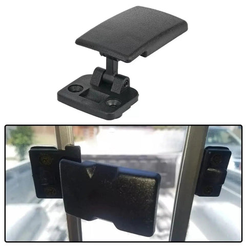Toyota Rear Sliding Window Lock Latch Replacement For Pickup 1989-1995, T100 1993-1998, Tacoma 1995-2000, Hilux 1992-2005 shown uninstalled and installed