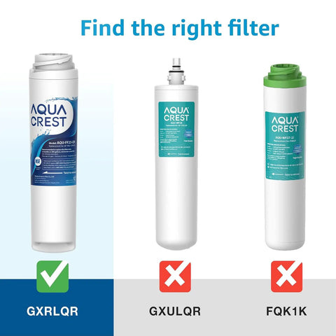 Replacement Under Sink Water Filter For Twist And Lock In Line GXRLQR NSF ANSI 401 Certified For PFAS PFOA PFOS Reduction NSF 42