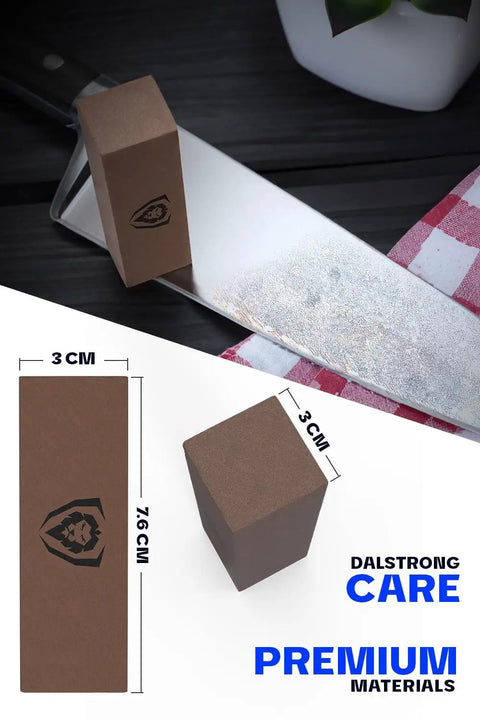 Rust Eraser For Knife Care And Tool Maintenance Quick Polish on stainless steel knife blade