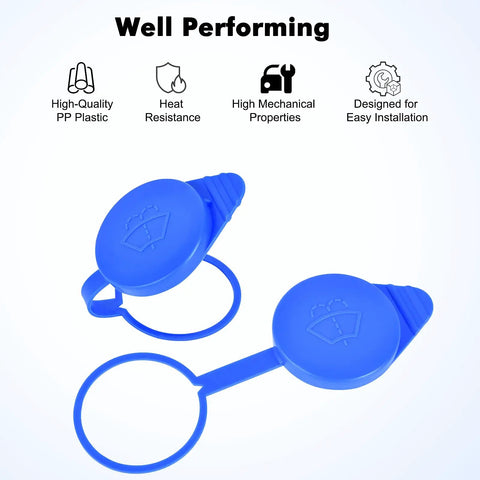 Direct Fit Windshield Washer Fluid Cap Replacement Fits Ford Focus 2012 2013 2014 2015 2016 2017 2018 Ford Transit Wiper Fluid Tank Cover