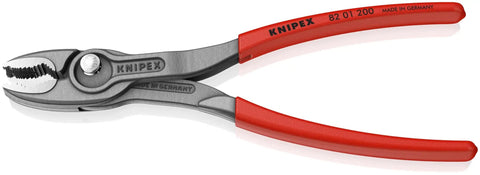 TwinGrip 8 Inch Pliers With Front And Side Gripping Jaws That Grab Stripped Screws Bolts And Round Square Hex Materials For Tough DIY And Pro Mechanic Jobs