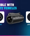 Nacs To J1772 Adapter Unleashes Full Throttle 80 Amp Fast Charging For Tesla And Every J1772 EVs showing TSL input and J1772 output.