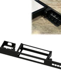 Pro Gear Head 1U Rack Mount For Unifi Ucg Fiber Gateway features built-in PSU dock, black metal tray for standard 19 inch cabinets.