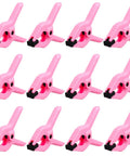 12 Pack Pink 3 5 Inch Nylon Spring Clamps Tough As Nails Heavy Duty Plastic Clips With Secure Hold Built For Backdrop Stands Craft Sessions And Pro Studio Needs