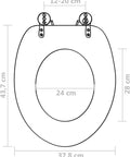 Cozy Flannel Toilet Seat Cover Featuring Stylish Sea Star Print Universal Stretch Bath Lid Wrap that fits oval bowls with size dimensions.